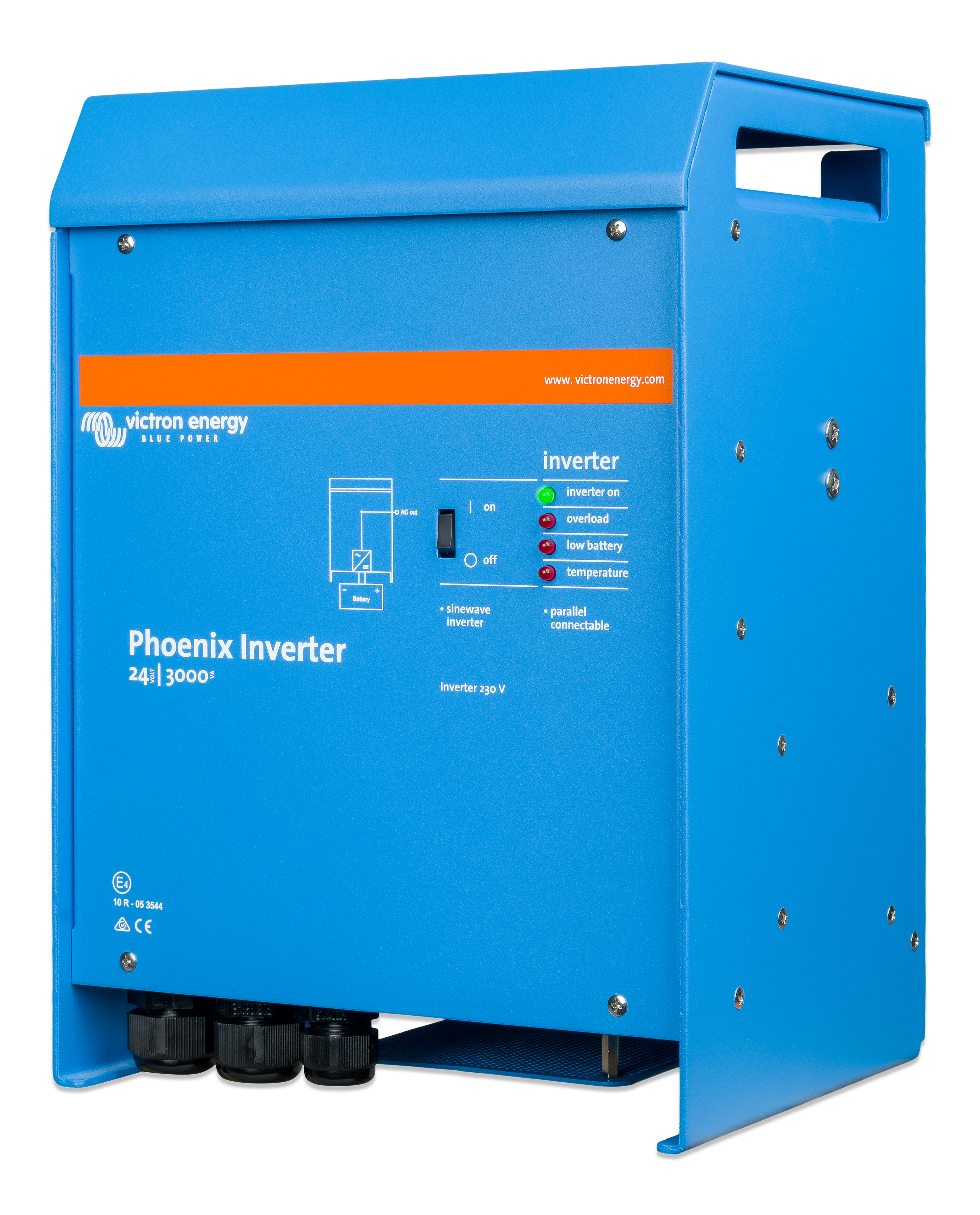 Victron Energy Phoenix Inverter 24V 3000W 120V Pure Sine Wave Power Inverter with VE.Bus | PIN243020100 for RVs, Boats, and Off-Grid Solar Systems