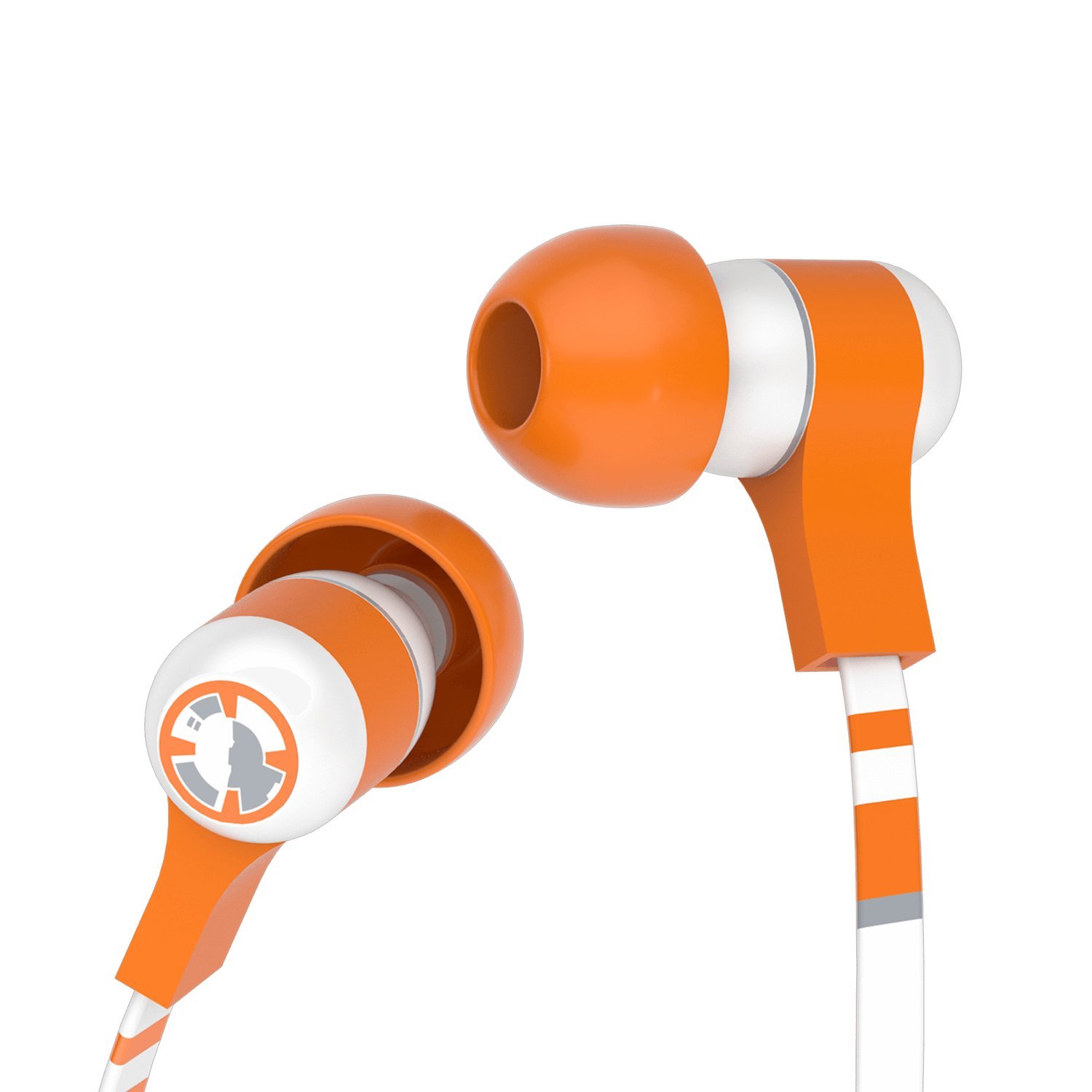 BB-8 Themed Wireless Earbuds with Built-in Mic - Star Wars Inspired Bluetooth Headphones for Running, Gaming & Workouts