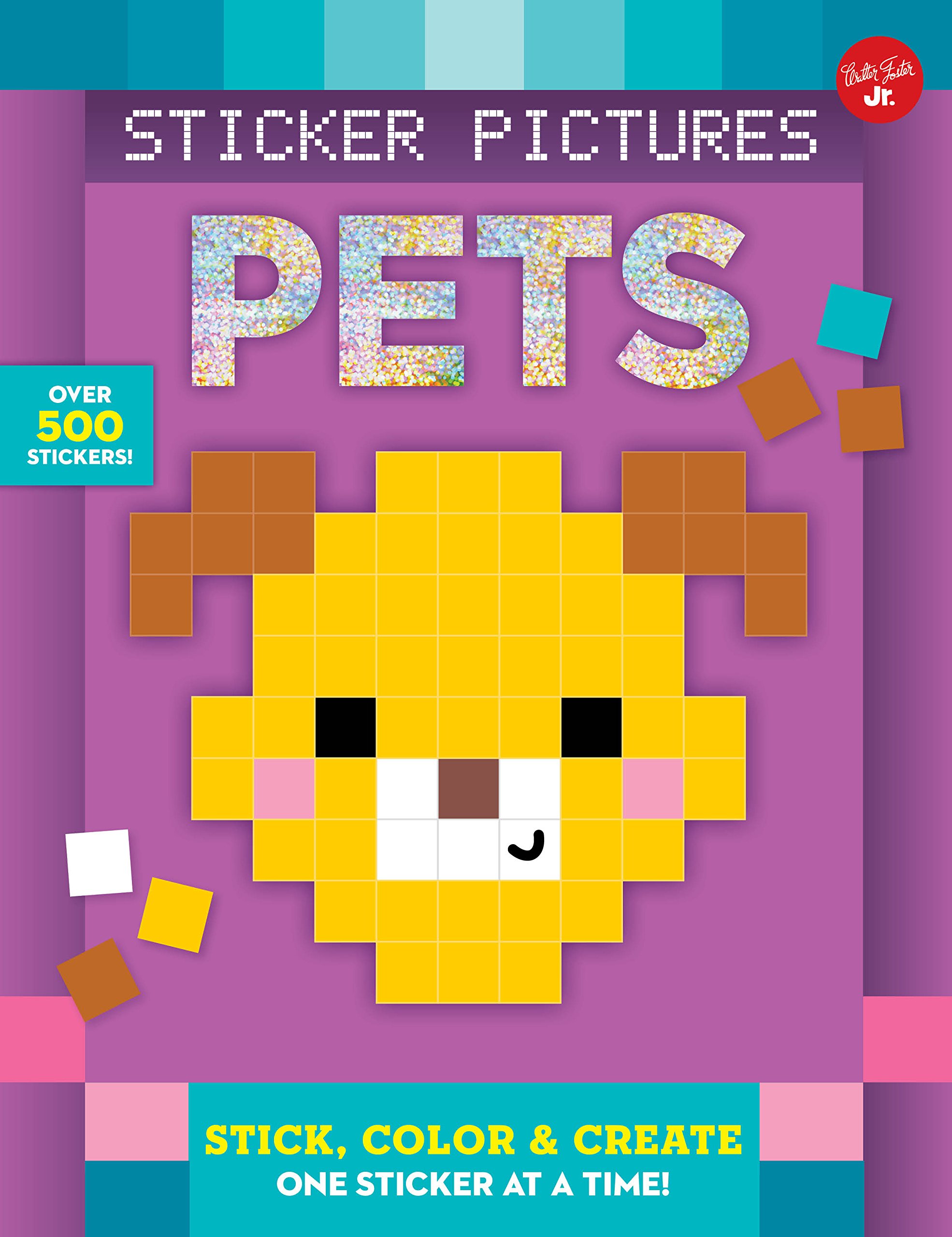 Pet Sticker Pictures: Stick, Color & Create Custom Stickers - Fun DIY Sticker & Color-by-Number Activity for Kids & Adults | Perfect for Scrapbooking, Journals & Home Decor