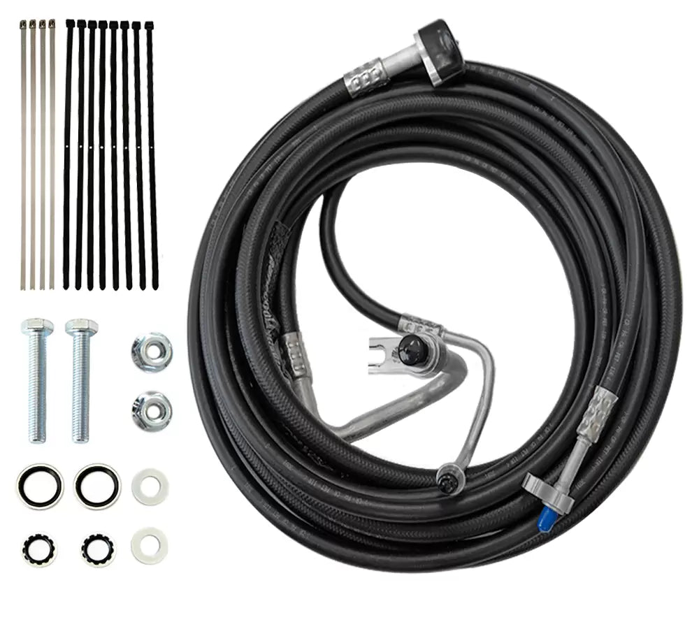 Rear AC Line Set for Chevy Suburban, GMC Yukon XL, Cadillac Escalade ESV (2015-2020) - Replacement AC Refrigerant Lines for SUV Air Conditioning Repair & Maintenance