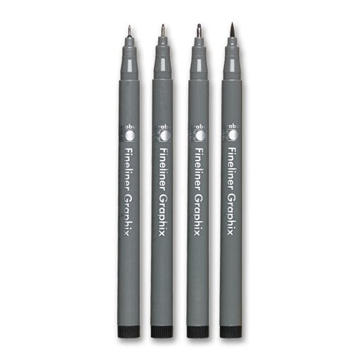 Marabu Graphix Fineliners - Premium Fine Line Markers for Artists, Calligraphy & Sketching - Waterproof & Fade-Resistant Ink - Ideal for Bullet Journaling, Doodling & Hand Lettering