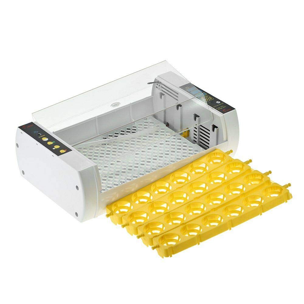 24 Egg Digital Incubator with Automatic Temperature Control - 110V Poultry Hatcher for Chicken, Duck, Goose & Quail Eggs | Perfect for Home Farming, Classroom Projects & Bird Breeding