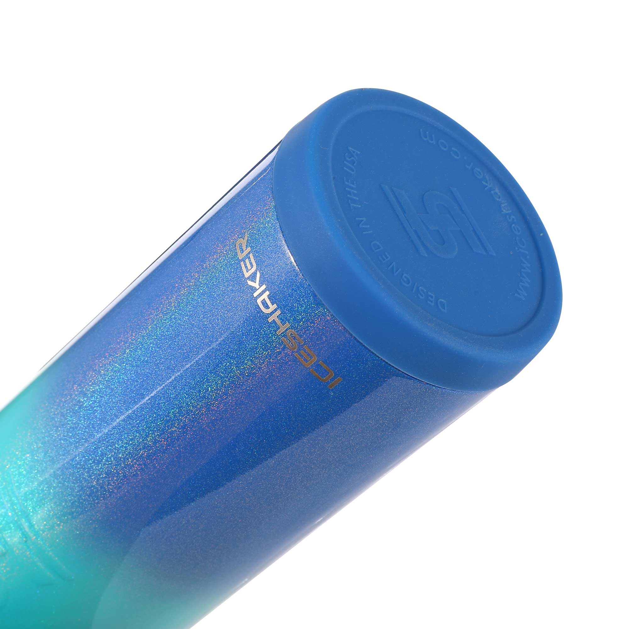 20oz Skinny Tumbler with Lid and Straw - Insulated Stainless Steel Travel Mug, Leakproof Ocean Breeze Design - Perfect for Coffee, Iced Tea & Cold Drinks at Work, Gym or Outdoor Activities