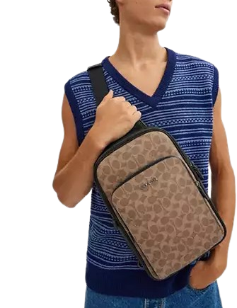 Coach Ethan Pack In Signature Canvas - Stylish Crossbody Bag for Women, Perfect for Travel, Work & Everyday Use