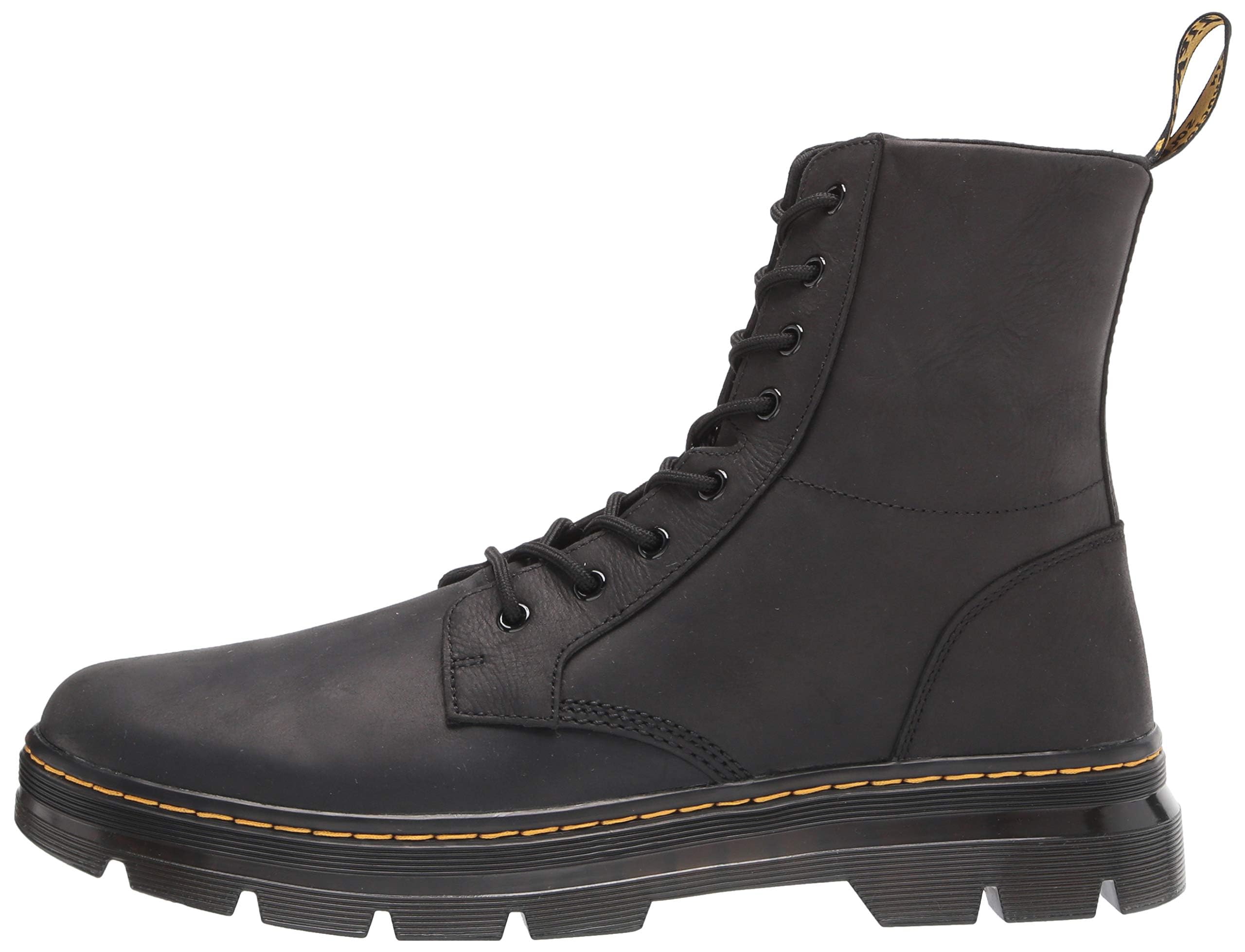 Dr. Martens Unisex Leather Combat Boots for Men & Women - Stylish & Durable Footwear for Casual Outfits, Work & Outdoor Adventures