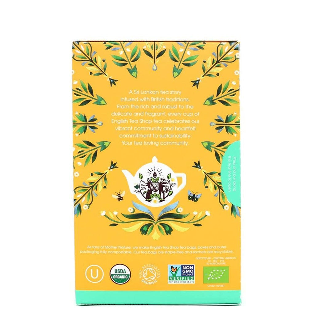 Organic Chamomile Herbal Tea Bags | English Tea Shop | Relaxing & Caffeine-Free | Perfect for Stress Relief, Sleep Aid & Evening Relaxation