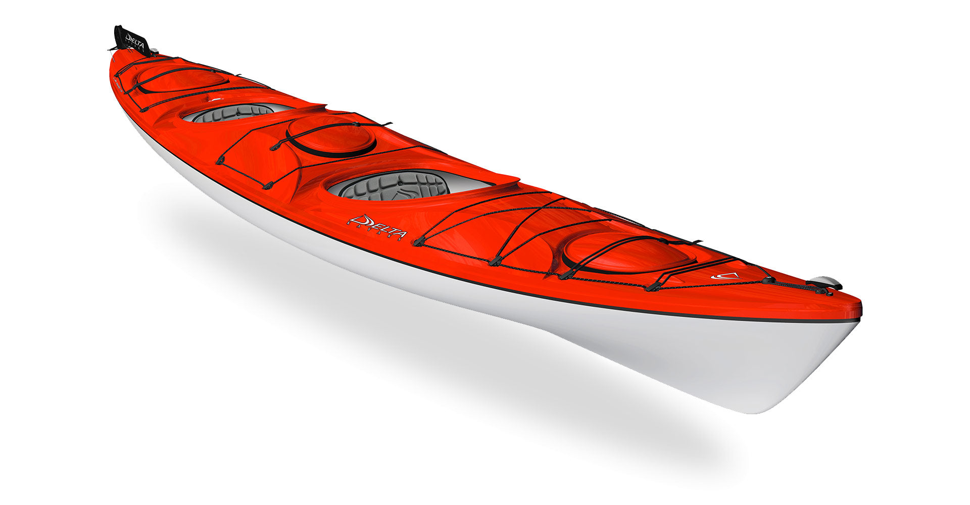 17.5 T with Rudder Cherry Red Kayak - Lightweight & Durable for Fishing, Recreation & Outdoor Adventures