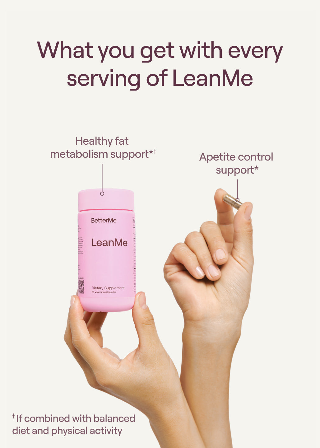 LeanMe Weight Loss Supplement - Natural Fat Burner for Women & Men - Boost Metabolism & Energy - 60 Vegan Capsules - Perfect for Gym, Workout & Daily Wellness Routine