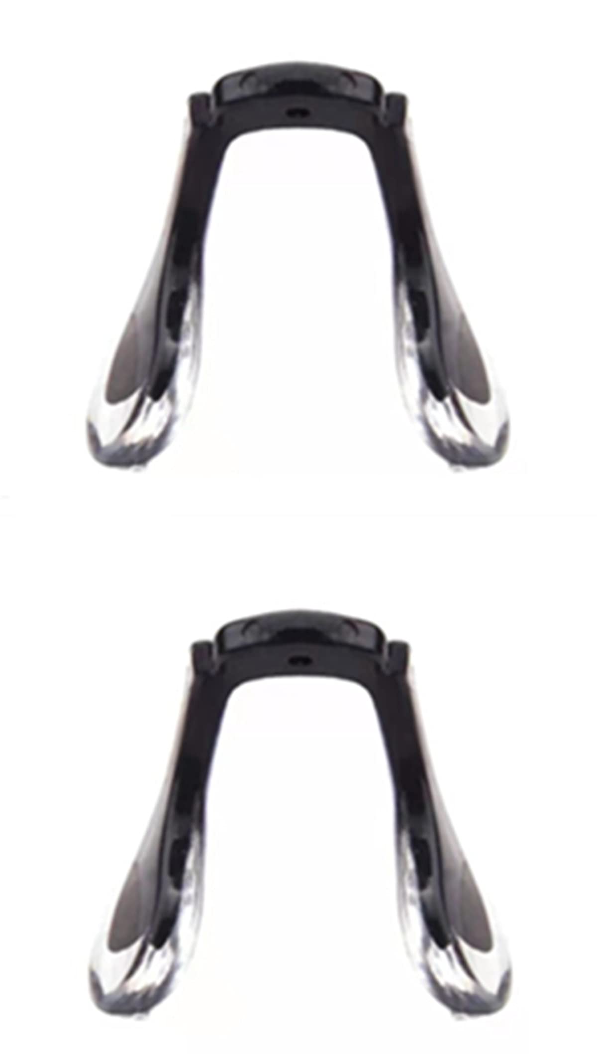 Oakley Eyeglasses Replacement Nose Pads - Silicone Rubber Screw-In Bridge Saddle Conjoined Nose Pads for Glasses Frames (Model BT431) | Comfort Upgrade for Sports & Everyday Wear