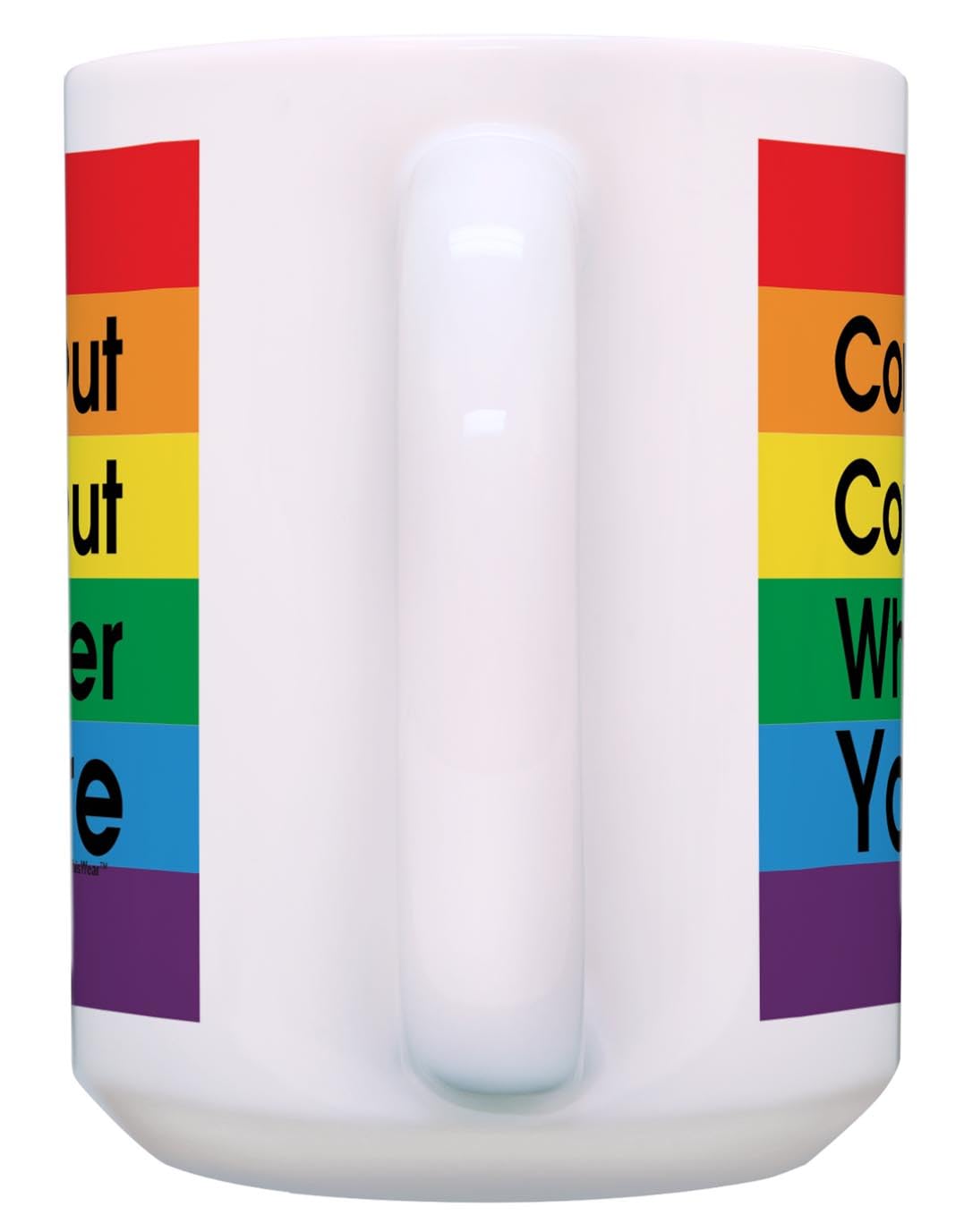 Rainbow Pride Coffee Mugs 2-Pack - 15oz Colorful Tea Cups for LGBTQ+ Gifts - Perfect for Coming Out Celebrations, Pride Month & Daily Coffee/Tea Use