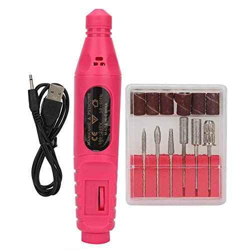 Professional Electric Nail Drill Kit - 30000RPM Portable Nail File Machine with Smart Polisher for Manicure & Pedicure | Fast Glazing, Home & Salon Use, Perfect for DIY Nail Care & Professional Grooming