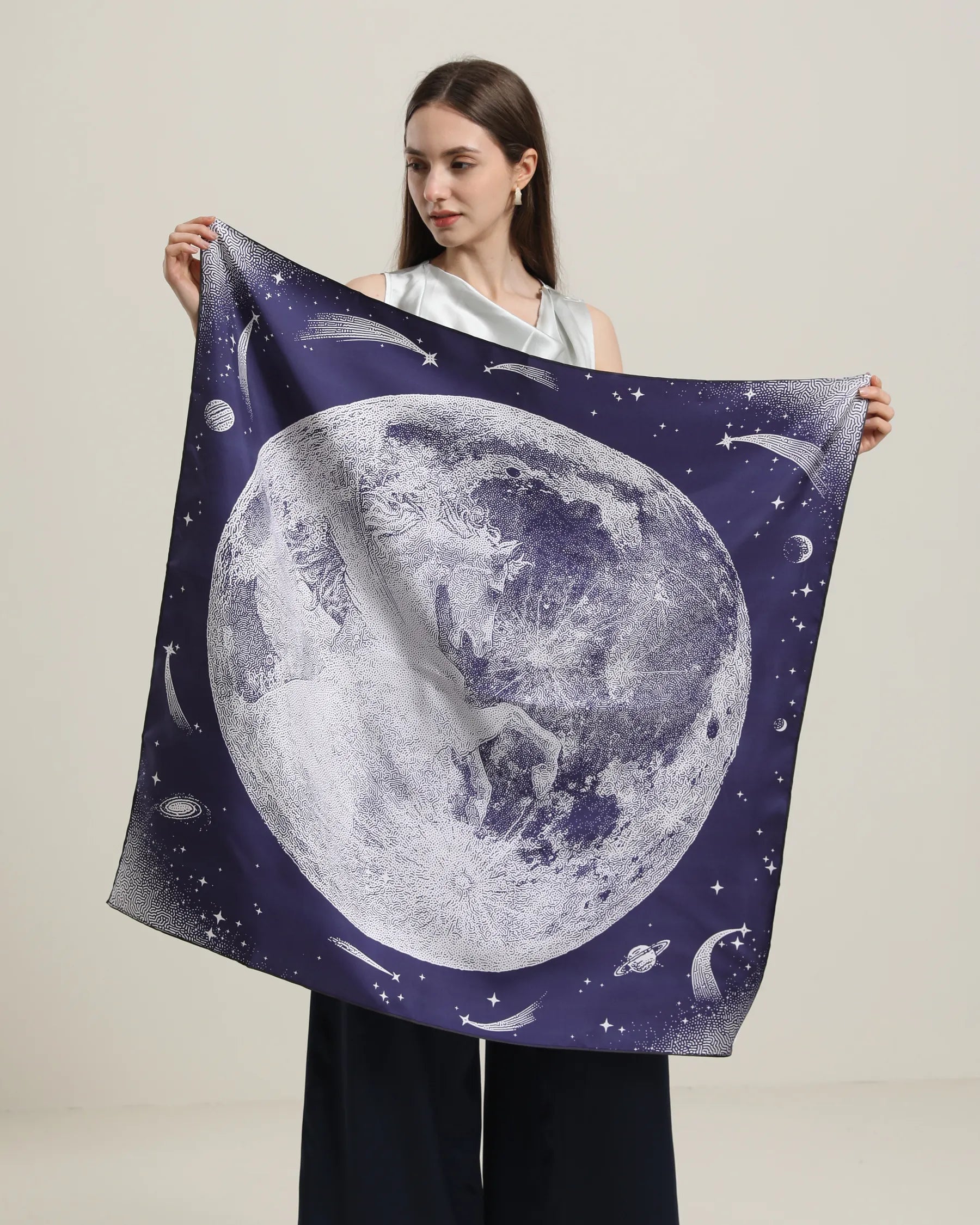 Luxury 100% Pure Silk Scarf for Women - Soft Elegant Fashion Accessory for Office, Party & Travel - Gift Box Included