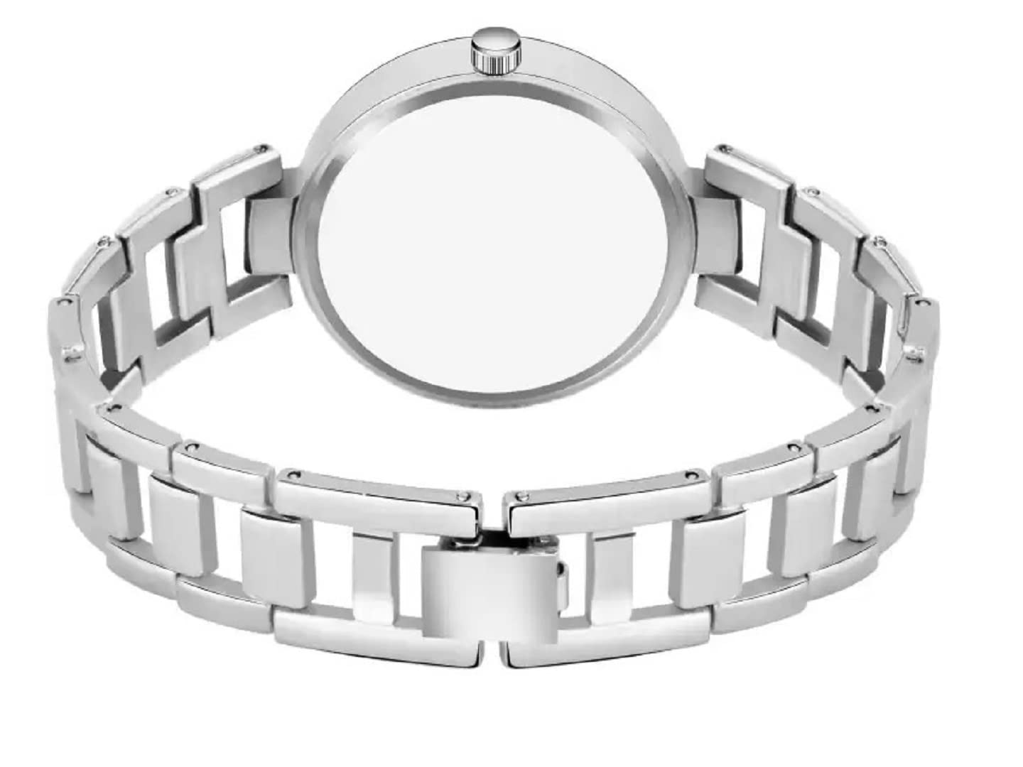 Elegant Women's & Girls' Watch (SR-925) AT-9251 - Stylish Silver-Tone Bracelet Watch with Rhinestone Accents - Perfect for Everyday Wear, Office, Parties & Special Occasions