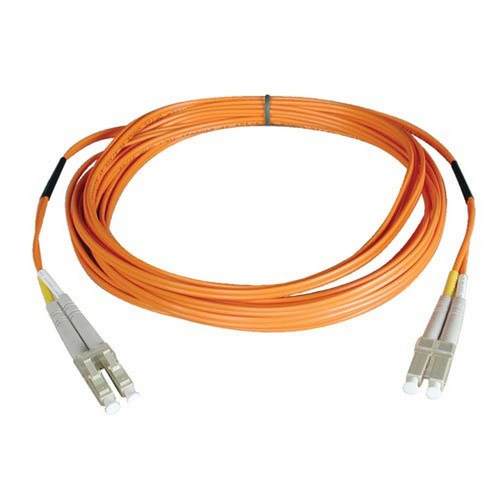 Tripp Lite Duplex Multimode 62.5/125 Fiber Optic Patch Cable LC to LC - 405ft (123M) for High-Speed Data Networks - Ideal for Data Centers, Server Rooms & Telecom Applications (Model N320-405)