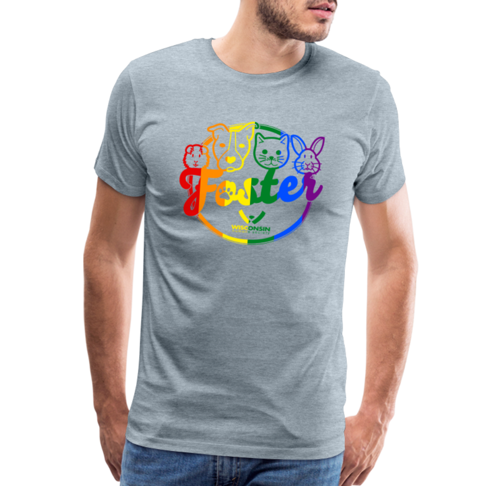 Foster Pride Premium Cotton T-Shirt for Men & Women - Comfortable Unisex Tee for Casual Wear, Fundraising Events & Awareness Campaigns