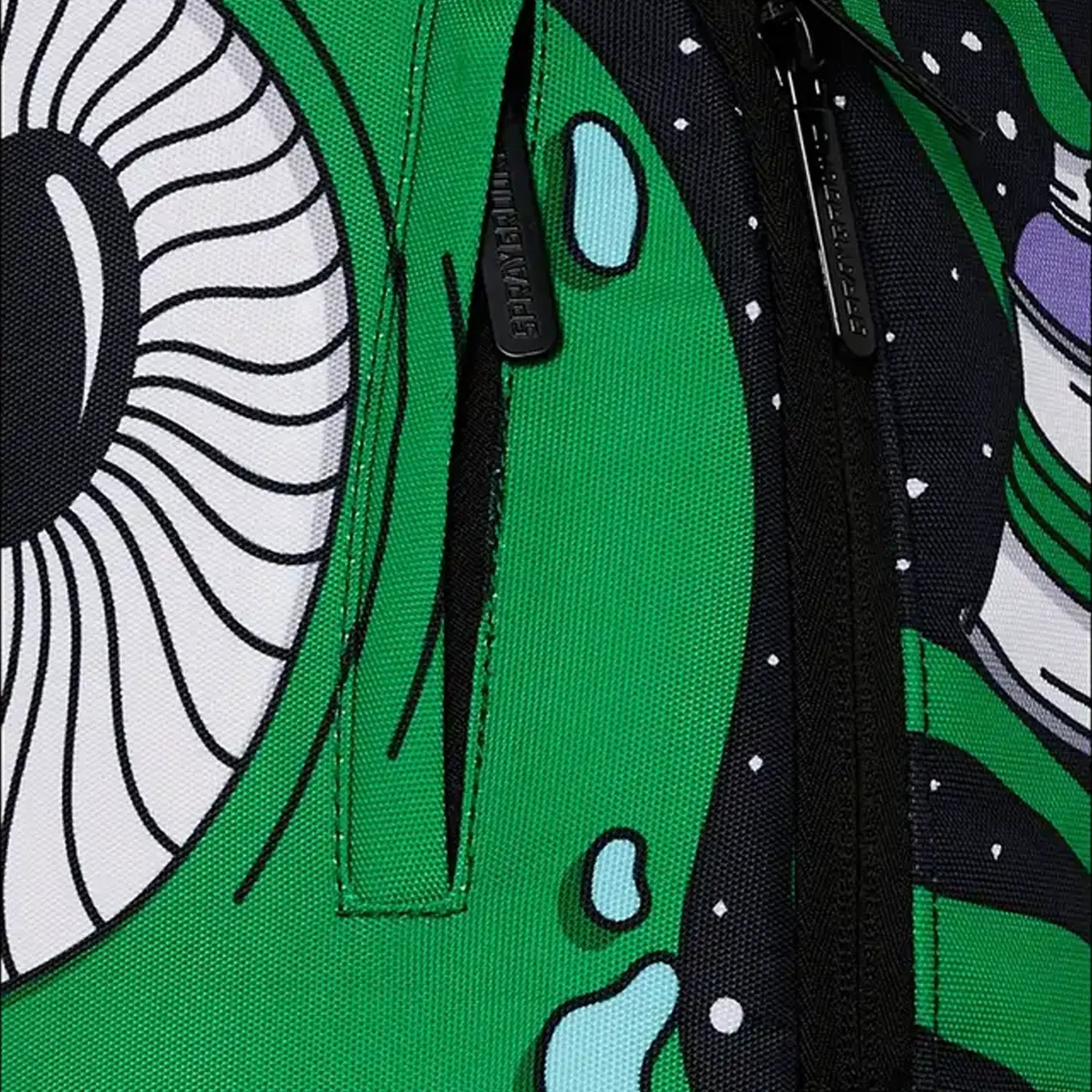 Jorge Rodriguez Green Alien Backpack - Unique UFO Themed School Bag for Kids & Teens - Perfect for School, Travel, and Cosplay Events