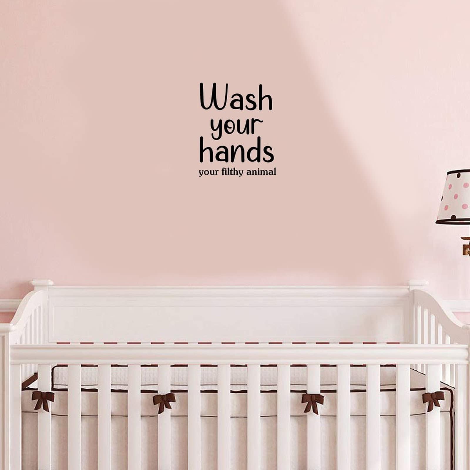 Funny Bathroom Wall Decal - Would Poop Here Again - Peel & Stick Vinyl Sticker for Kitchen, Nursery & Laundry Decor