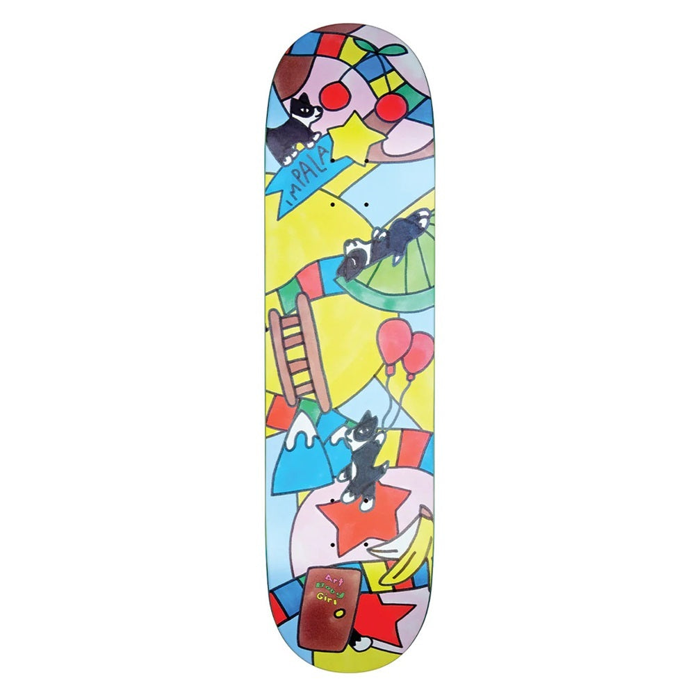 Impala Serpens Professional Skateboard Deck - High-Quality Maple Wood for Street & Park Skating - Perfect for Beginners & Advanced Skaters
