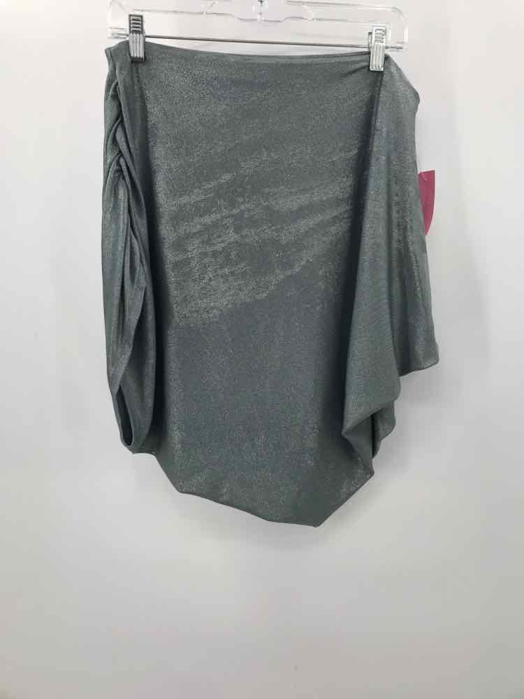 Vintage Alice + Olivia Silver One Shoulder Blouse Size Small - Perfect for Night Out, Party & Special Occasions
