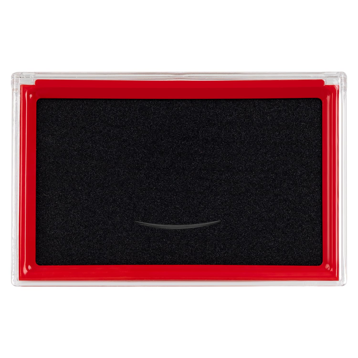 Black Stamp Pad 5.3x3.3 Inch - Premium Ink Pad for Scrapbooking, Card Making & Document Stamping - Self Inking Stamp Pad for Arts, Crafts & Office Use