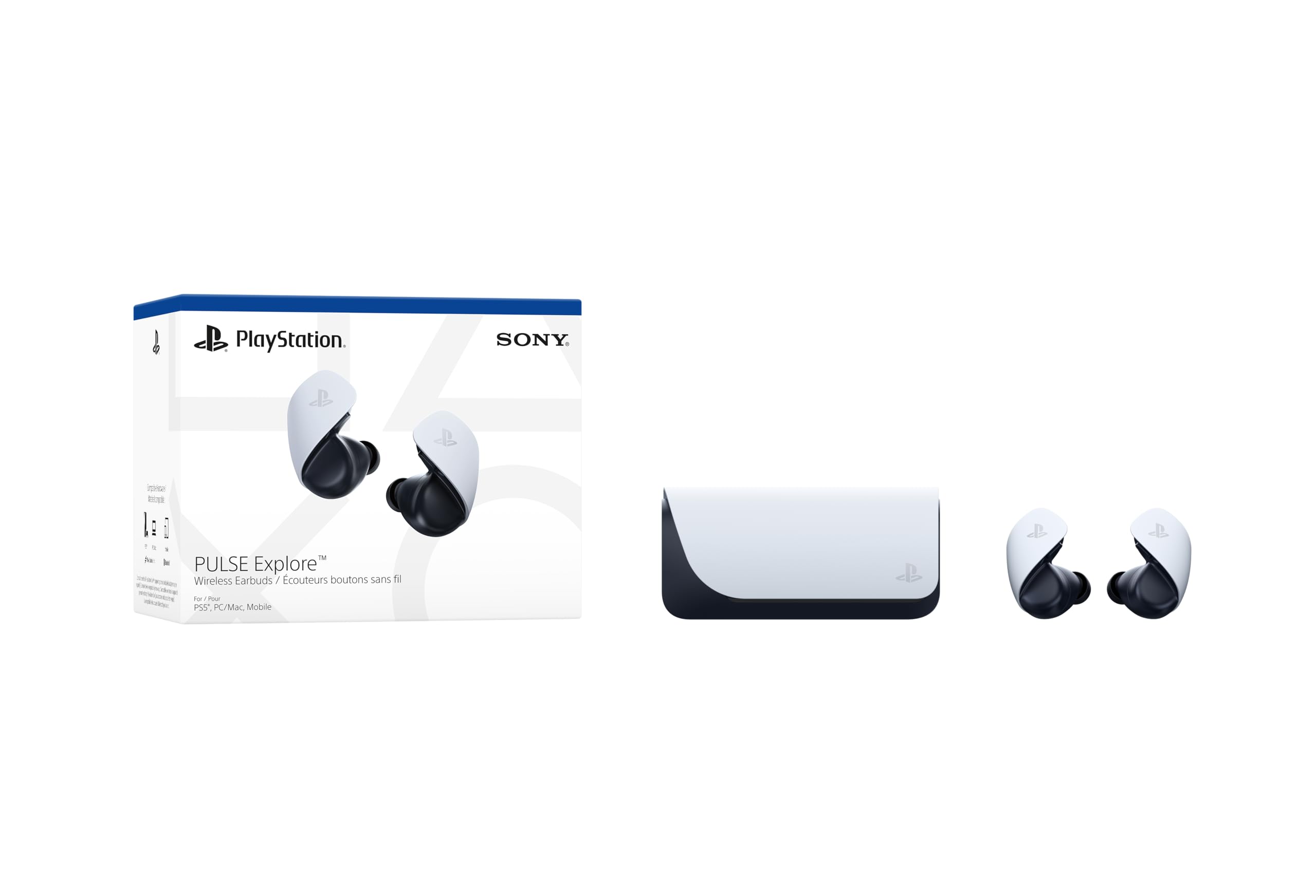 Renewed PlayStation PULSE Explore Wireless Earbuds - Noise Cancelling Bluetooth Earbuds for Gaming & Music - Perfect for PS5, PC & Mobile Gaming On-The-Go