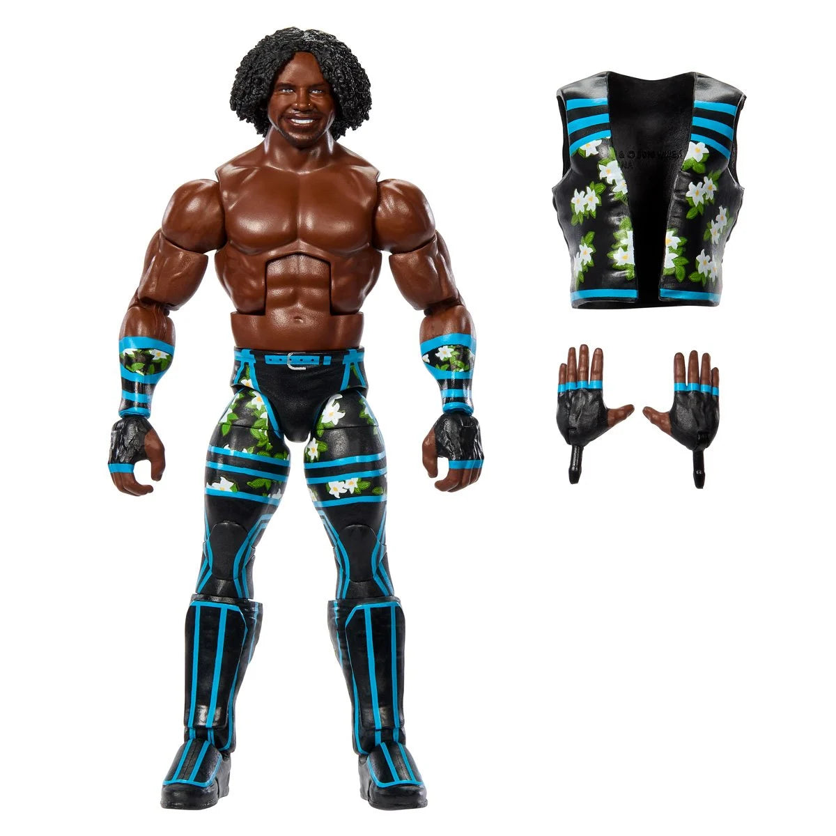 Xavier Woods WWE Elite Collection Series 112 Action Figure - Authentic Wrestling Toy for Kids & Collectors - Perfect for Play, Display & WWE Fan Gifts