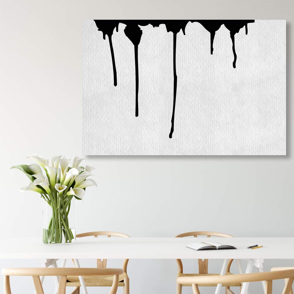Rustic Ink Canvas Wall Art - 12x18 Inches Framed Prints for Bedroom, Living Room, Office Decor - Perfect for Modern, Farmhouse, and Apartment Interiors