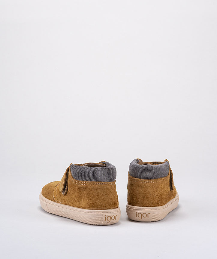 IGOR Boys & Girls Tui Pana Chukka Boots - Mustard Yellow | Comfortable Kids' Ankle Boots for School, Outdoor Play & Casual Wear