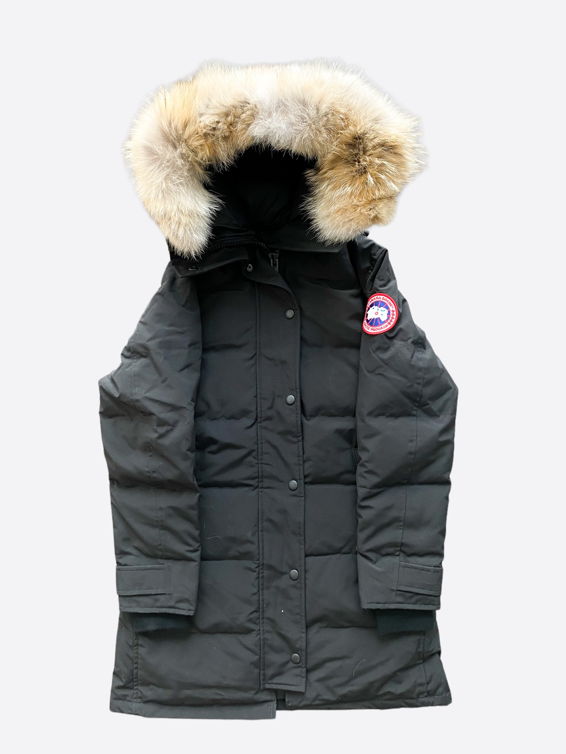 Canada Goose Black Shelburne Fusion Fit Women's Parka - Waterproof Winter Coat for Cold Weather, Outdoor Activities & City Style