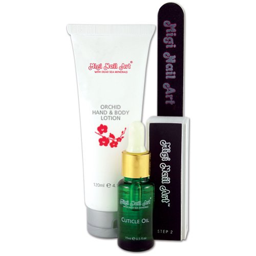 Migi Nail Art Hand & Nail Treatment Kit - Professional At Home Manicure Set for Salon Quality Nails | DIY Nail Care, Cuticle Treatment & Spa Day at Home