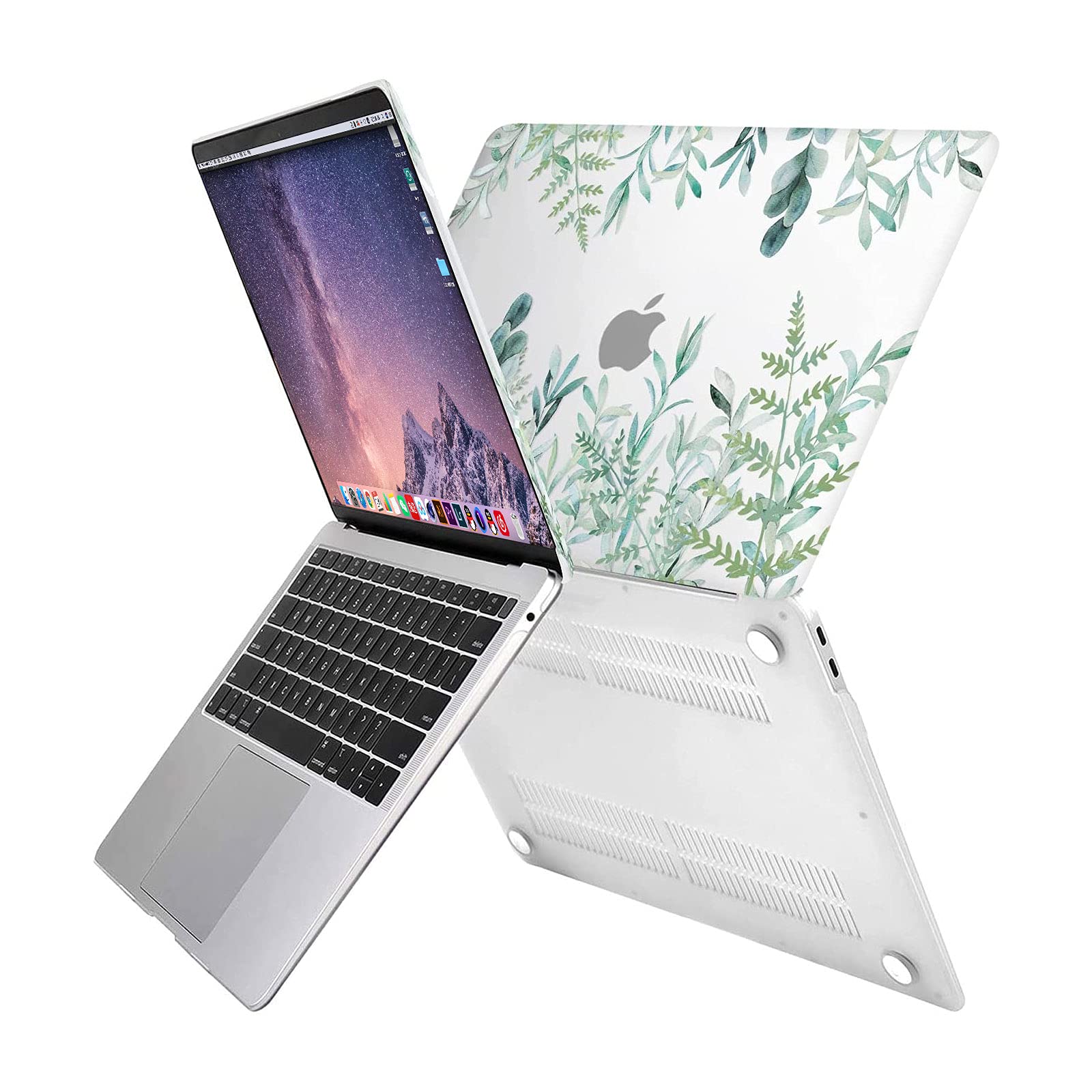 MOSISO MacBook Air 13 inch Case 2022-2018 Compatible with A2337 M1 A2179 A1932 Models - Hard Plastic Shell with Keyboard Cover & Screen Protector for MacBook Air 13.3