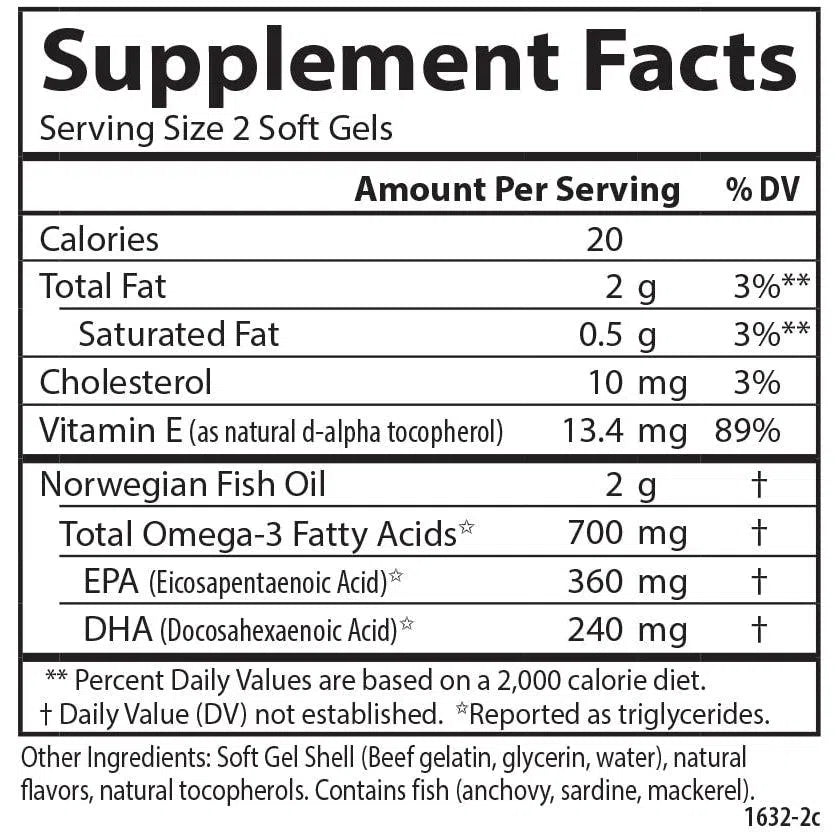 Carlson The Very Finest Fish Oil - Premium Omega-3 Supplement for Heart, Brain & Joint Health - Supports Immunity & Wellness - Great for Adults & Seniors - Use Daily for Optimal Health Benefits