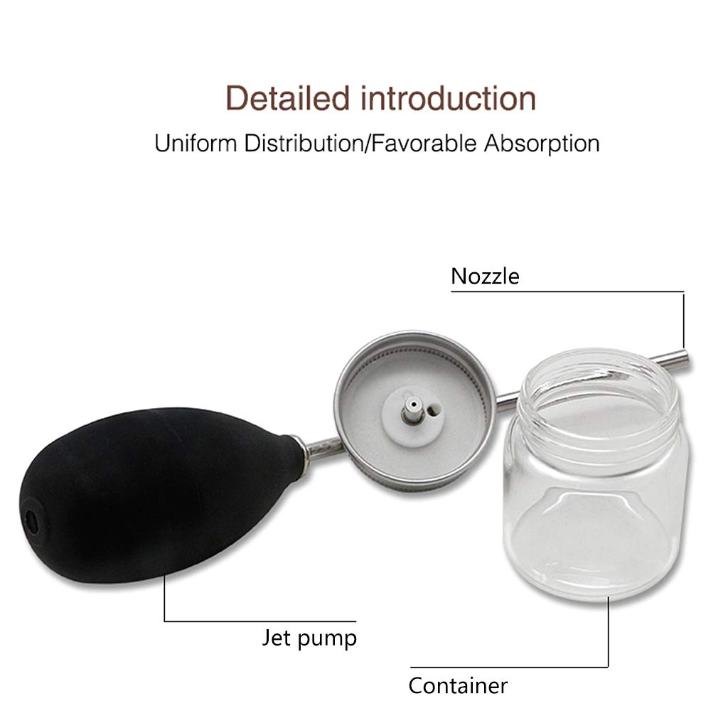 Hair Building Fibers Spray Applicator - Silicone Airbag Atomizer for Hair Thickening & Restoration - Hair Loss Concealer Kit for Men & Women - Perfect for Daily Use & Special Occasions