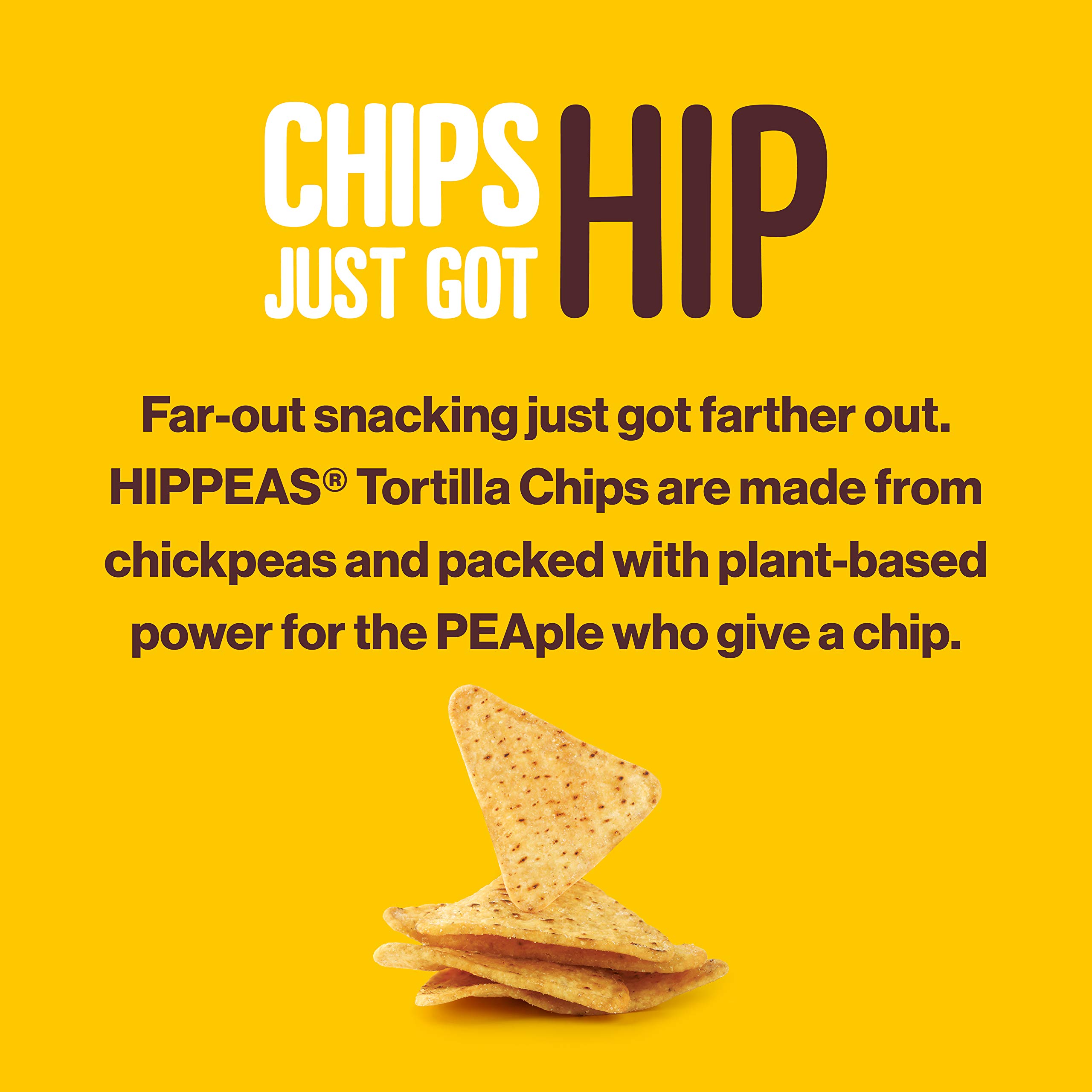 HIPPEAS Organic Chickpea Snacks Rockin’ Ranch Tortilla Chips - Vegan, Gluten-Free, High Protein Crunchy Snack (5 oz) | Healthy Alternative to Potato Chips for Parties, School Lunches & On-the-Go Snacking