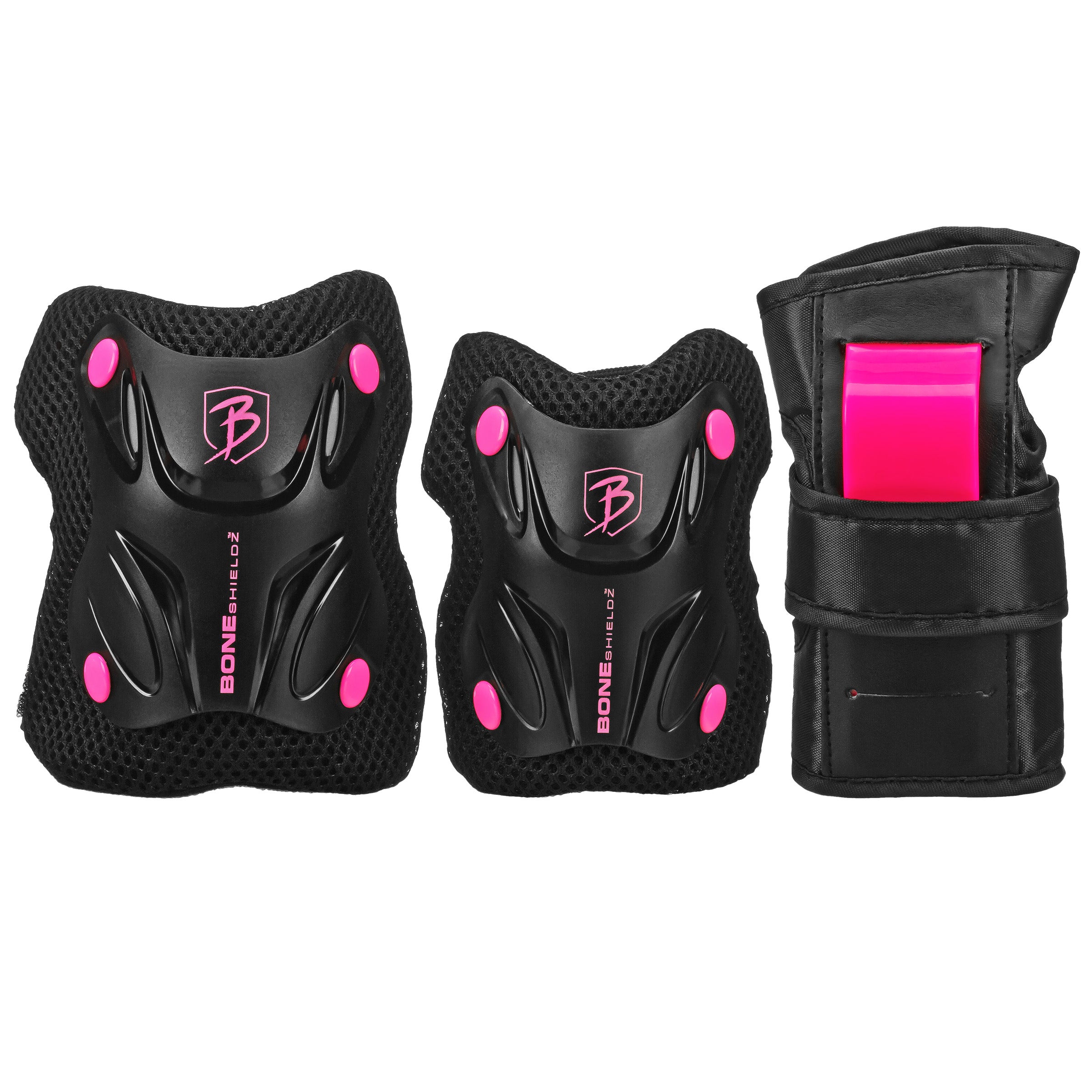 Guard Cruiser 3000 Youth Tri Pack Protective Gear Set - Knee Pads, Elbow Pads & Wrist Guards for Skateboarding, Scooter & Roller Skating Safety