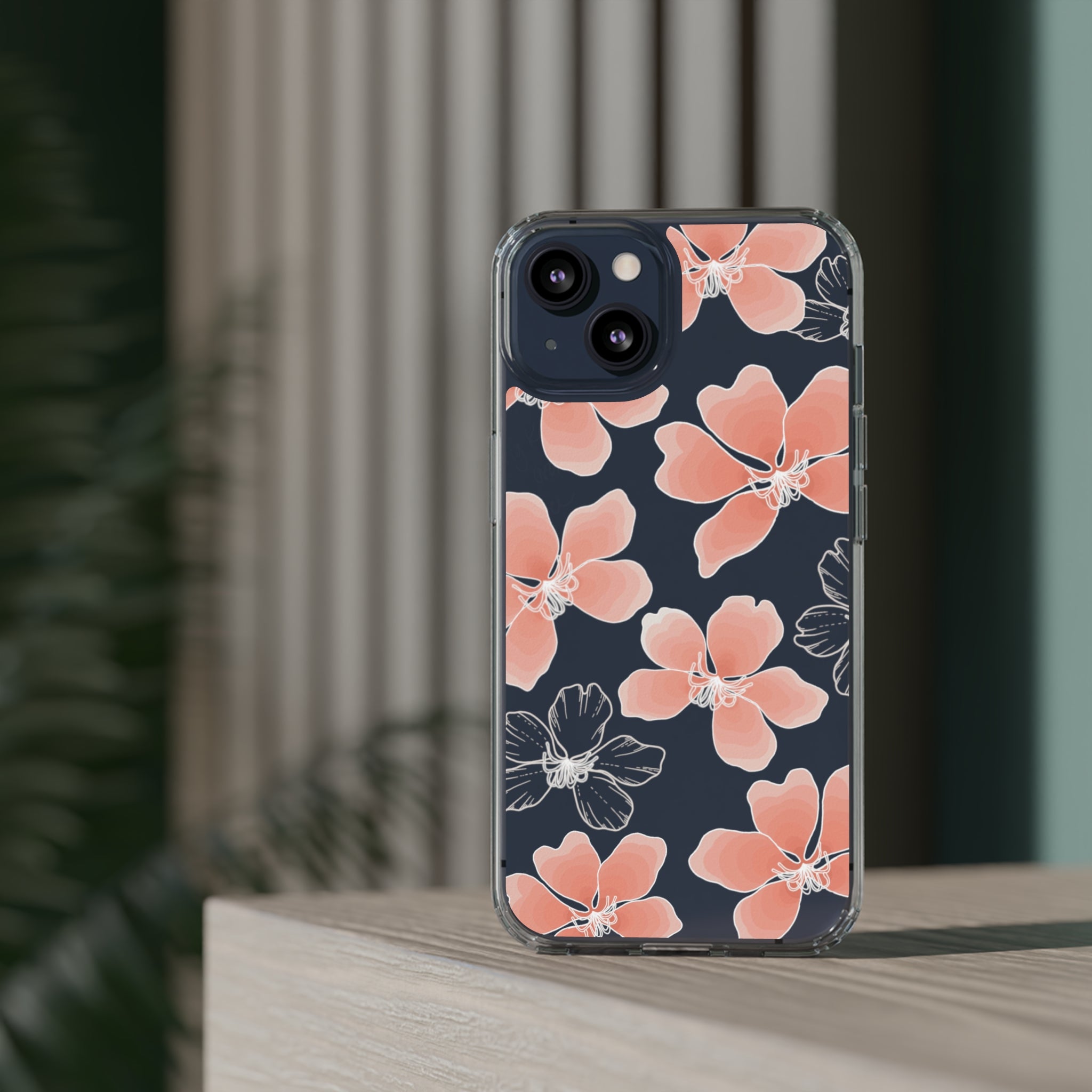 Hong Kong Orchid Clear Phone Case - Slim Protective Cover for iPhone & Samsung | Perfect for Everyday Use, Travel & Gifting