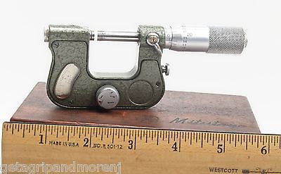 MITUTOYO 510-202 Outside Micrometer 0-1