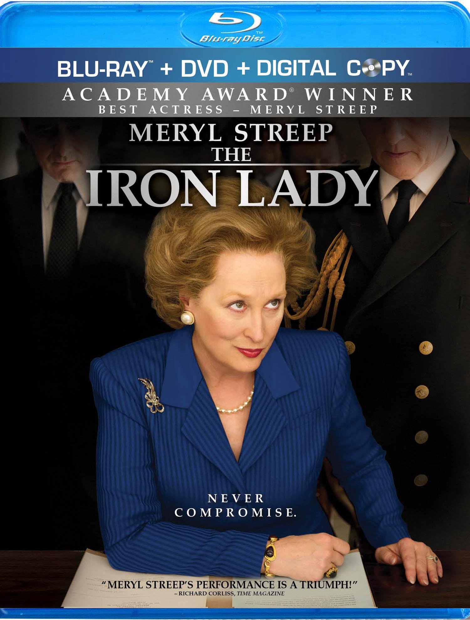Iron Lady (Blu-ray + DVD + Digital Copy) | Margaret Thatcher Biopic | Perfect for History Lovers & Movie Collectors