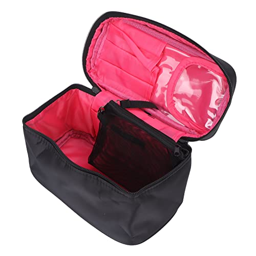 Double Layer Waterproof Makeup Bag Organizer - Portable Travel Cosmetic Case for Toiletries & Beauty Products | Perfect for Travel, Gym, and Daily Makeup Storage
