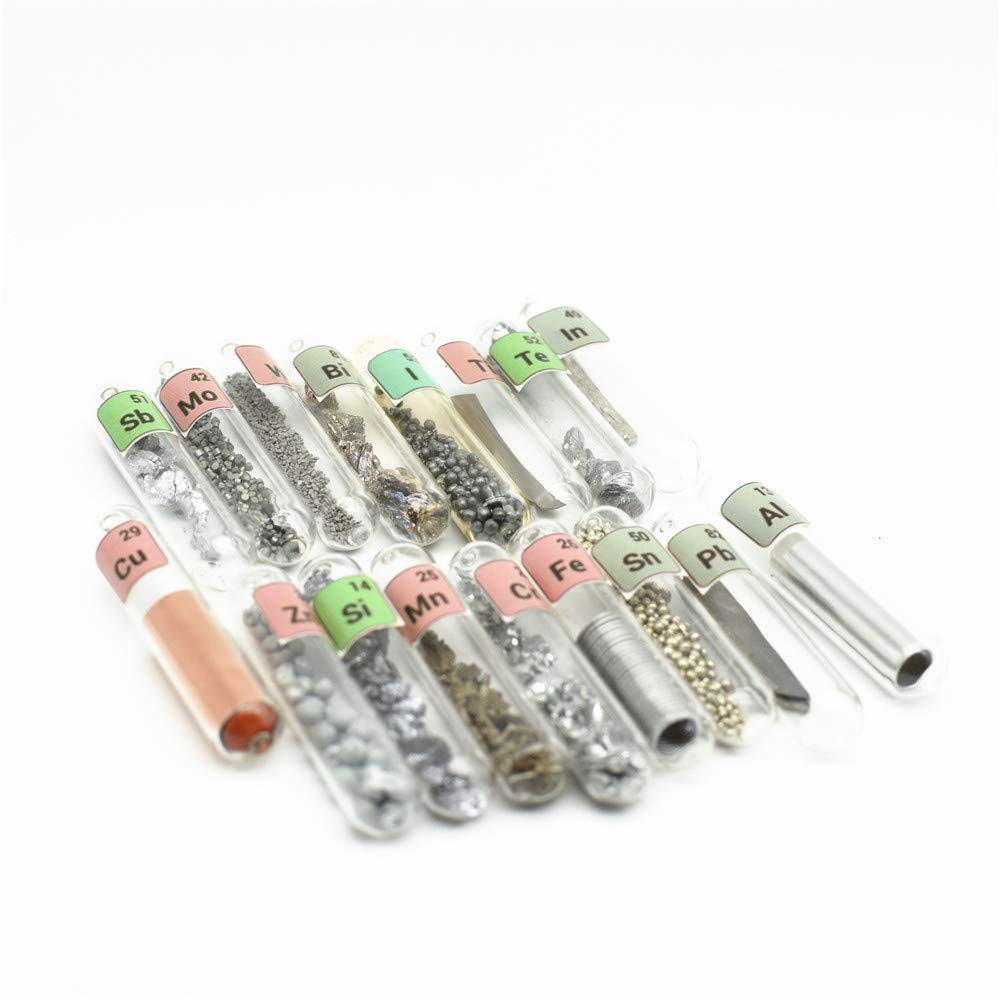54 Pure Elements in Sealed Glass Tubes - Premium Grade A Element Collection for Science Education, Chemistry Display & Unique Gifts (Perfect for Students, Teachers, Science Enthusiasts & DIY Projects)