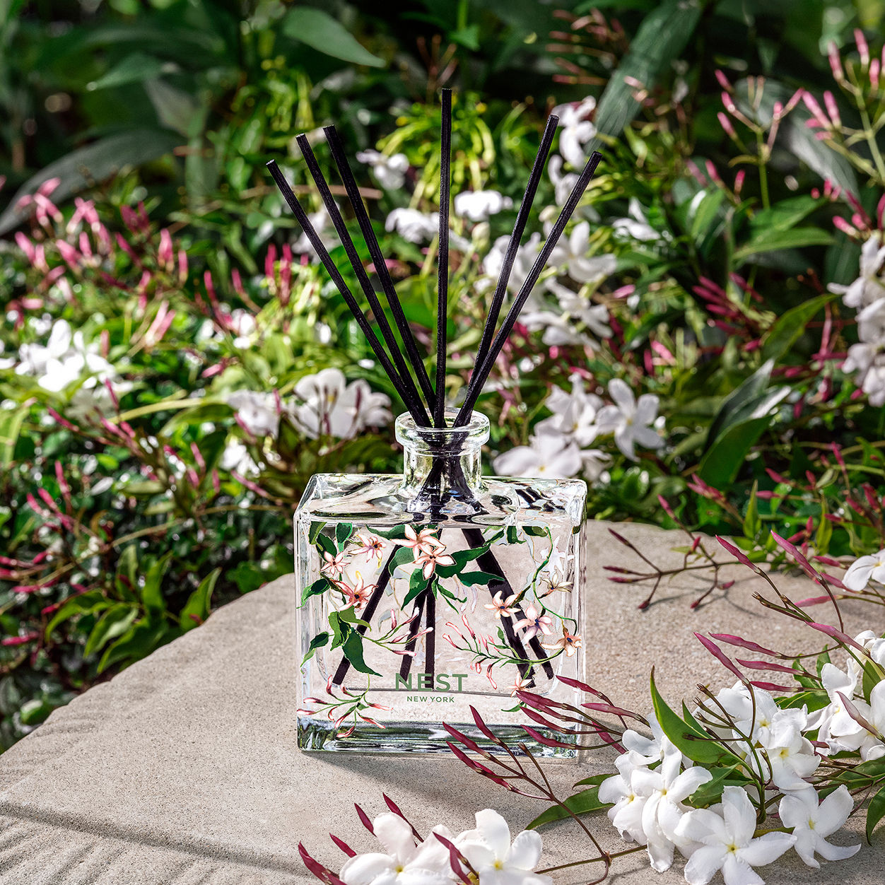 Premium Indian Jasmine Essential Oil Diffuser for Aromatherapy - Relaxing Home & Office Scent for Stress Relief & Better Sleep