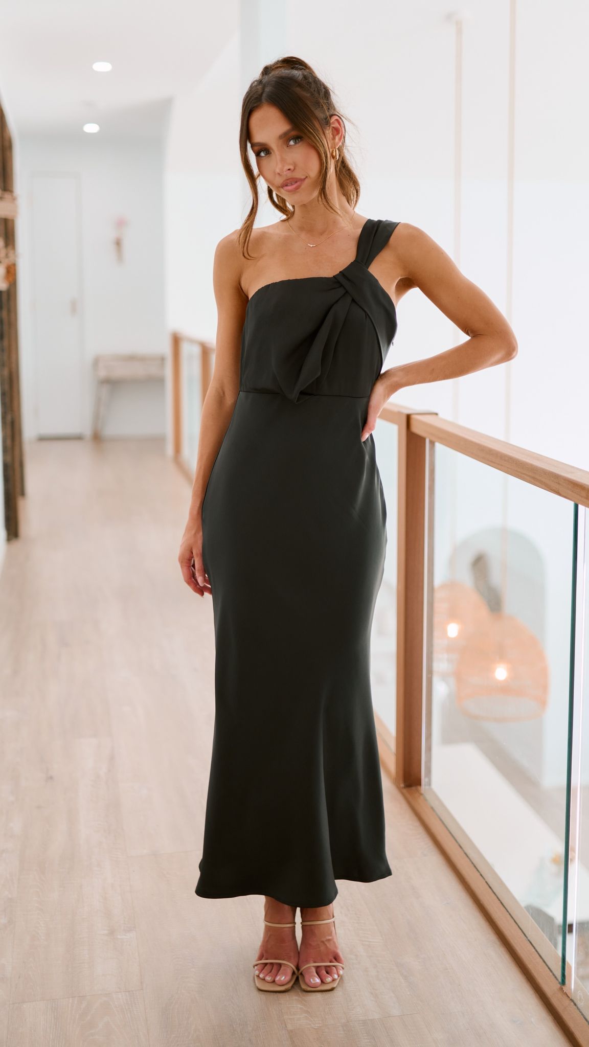 Greta Maxi Dress - Elegant Black Long Dress for Women | Perfect for Weddings, Parties & Summer Outfits