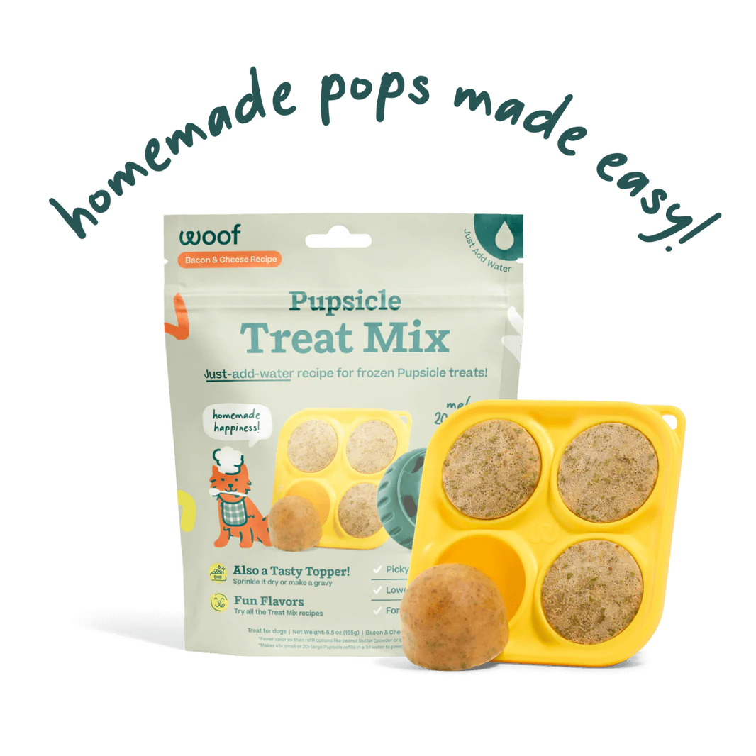 Bacon & Cheese Pupsicle Pops for Dogs - Homemade Frozen Dog Treats | Perfect for Summer Cooling, Training Rewards & Puppy Teething Relief