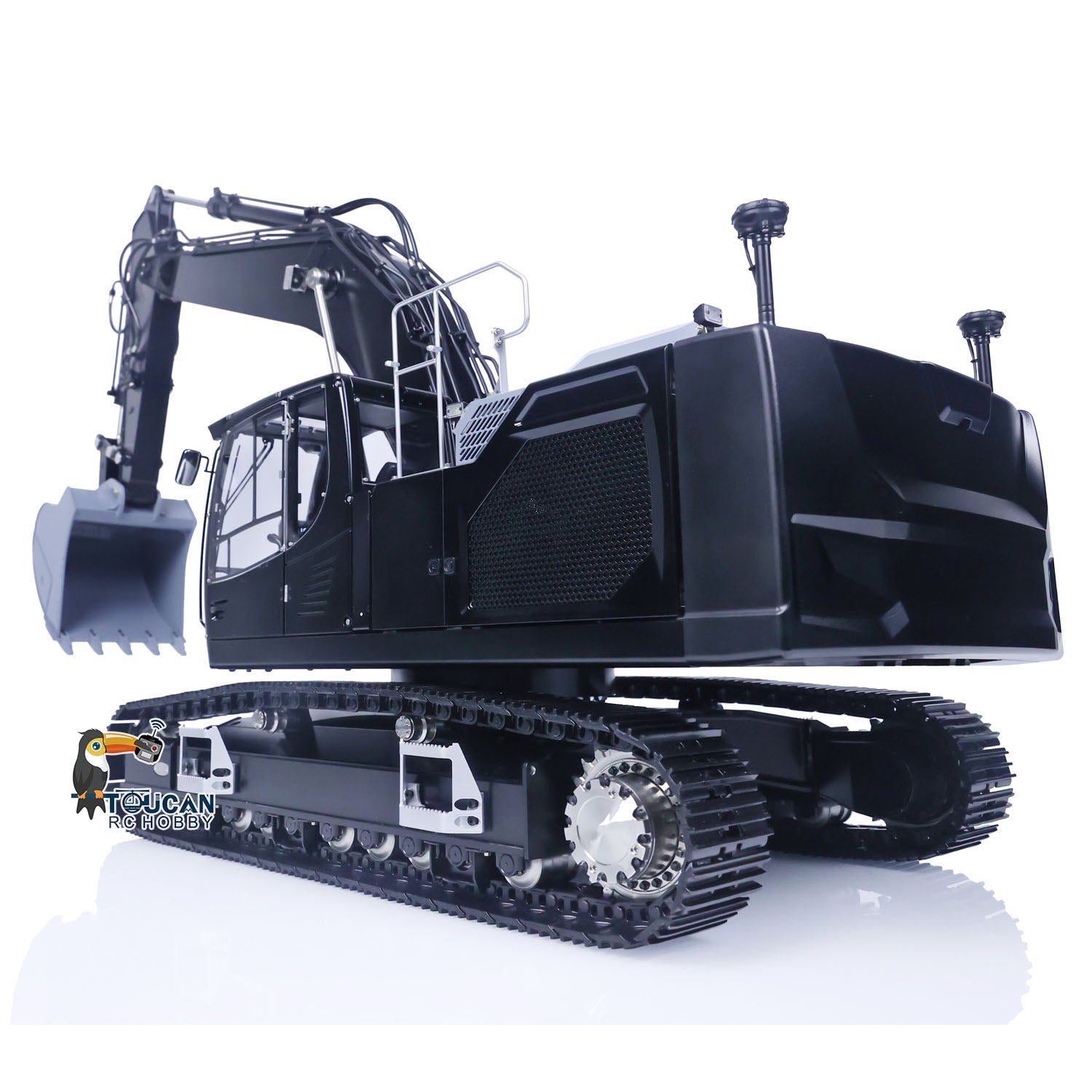 1/14 Scale Metal LESU LR945 RC Hydraulic Excavator - Remote Controlled Digger Toy with PL18EV Lite ESC & Servo for Construction Simulation and Outdoor Play