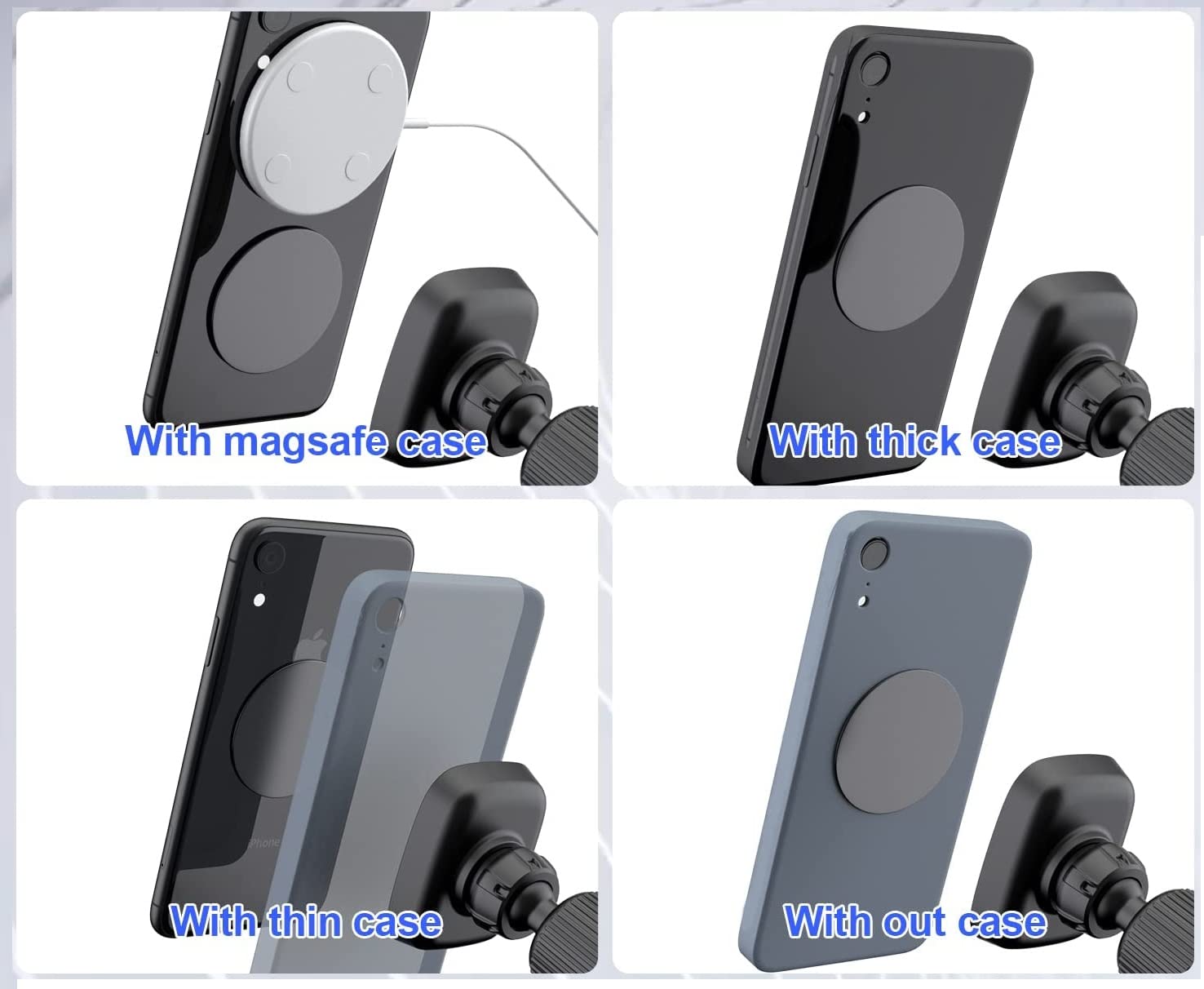 SINSEN Multi-Function Car Phone Stand Holder - Portable Camping & Outdoor Phone Mount for Hands-Free Use in Car, Travel, and Hiking Adventures