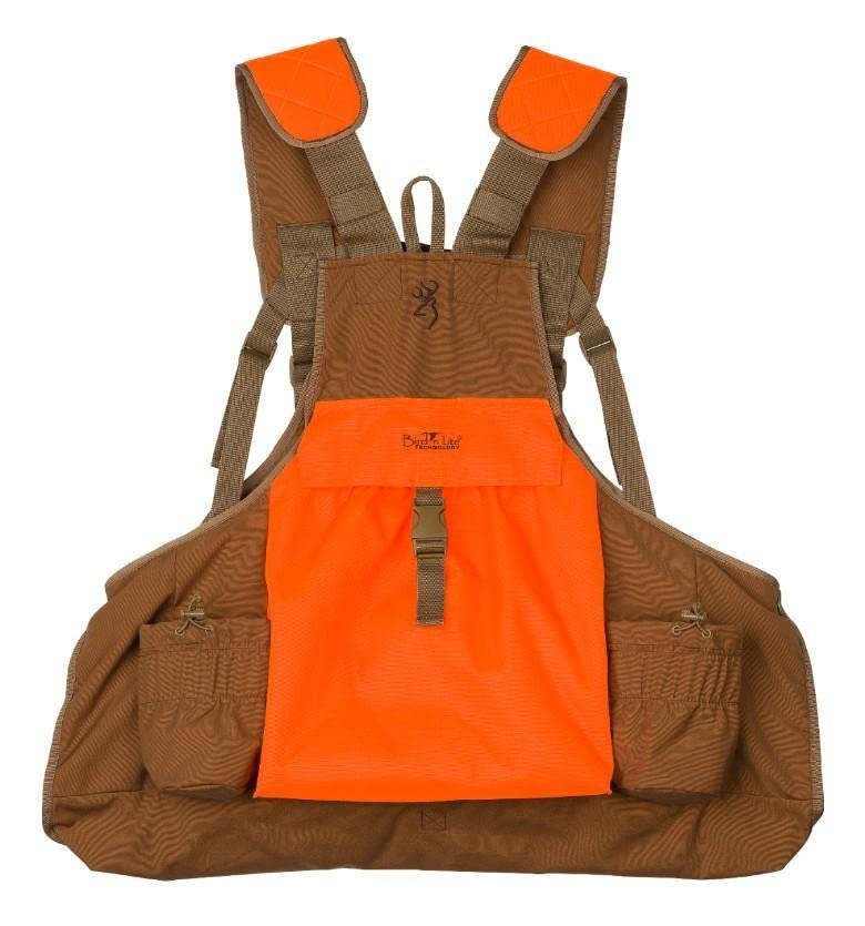 Browning Bird N' Lite Strap Vest 2.0 - XL/2XL Hunting Vest Without Embroidery in Chocolate/Bronze - Perfect for Turkey Hunting & Outdoor Adventures
