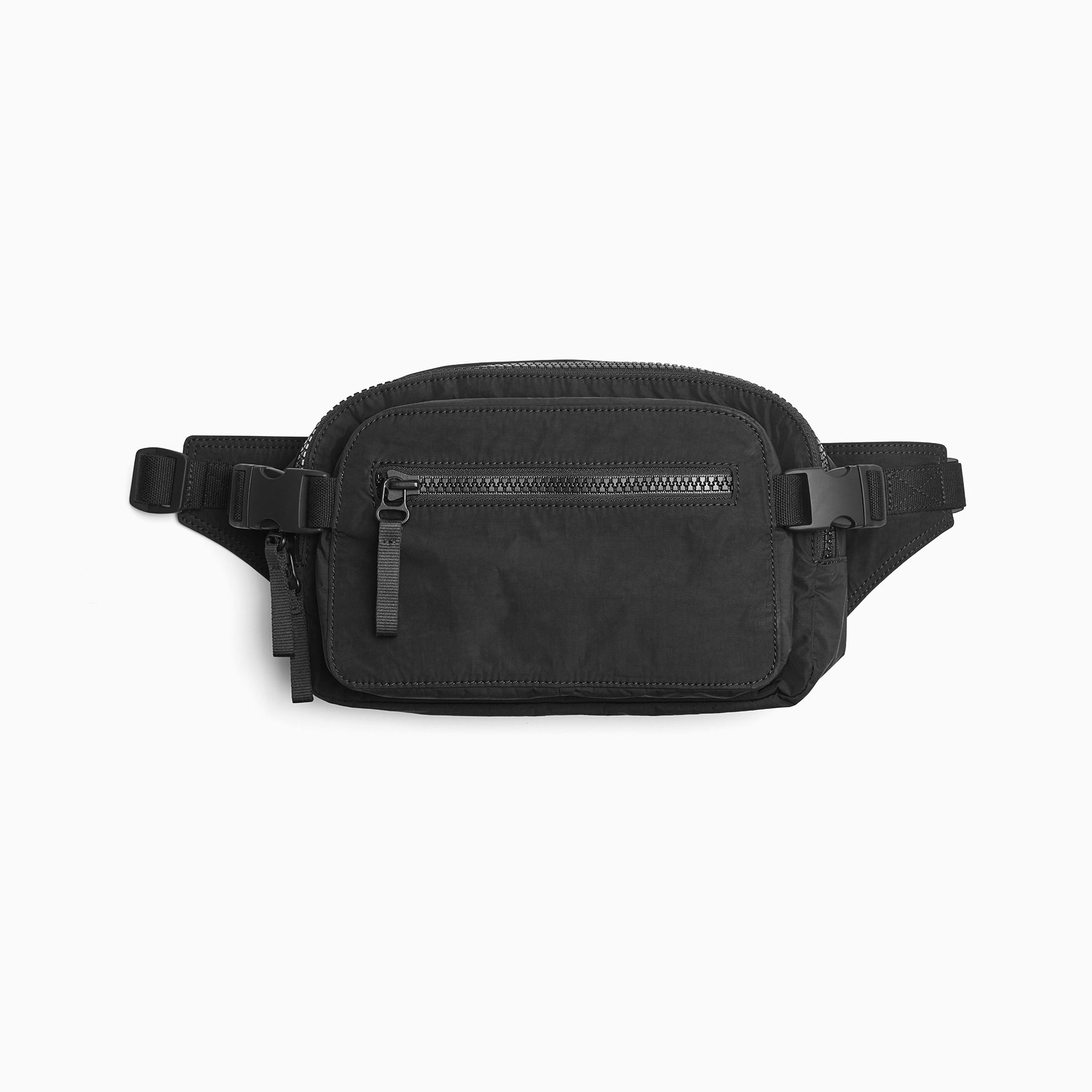 Durable Nylon Utility Belt Bag for Men & Women - Black | Waist Pack for Hiking, Travel & Outdoor Activities