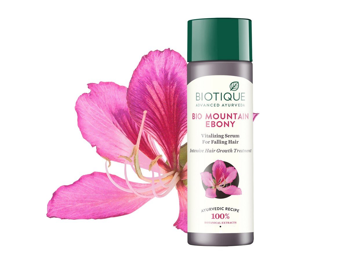 Biotique Bio Walnut Bark Fresh Lift Body Building Shampoo for Fine & Thinning Hair 190ml + Bio Mountain Ebony Hair Growth Serum 120ml - Volumizing Shampoo & Hair Loss Treatment for Thicker, Fuller Hair - Perfect for Daily Hair Care Routine & Scalp Nourishment