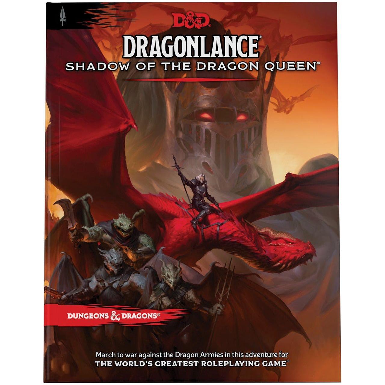 Dungeons & Dragons Dragonlance: Shadow of the Dragon Queen Adventure Book - Epic Fantasy RPG Campaign for D&D 5E - Perfect for Game Nights & Tabletop Roleplaying Groups