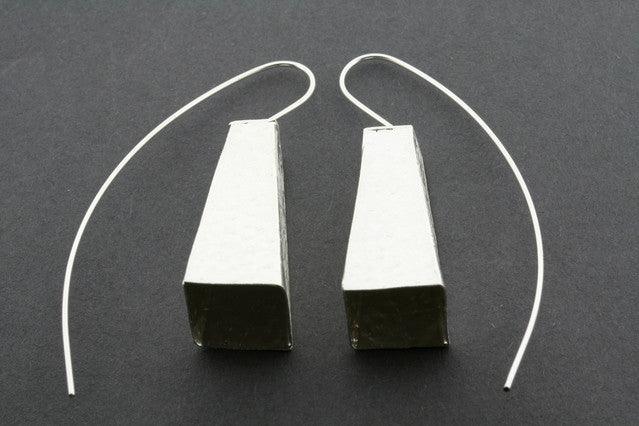 Elegant Foiled Vase Earrings for Women - Gold & Silver Statement Jewelry - Perfect for Parties, Weddings & Special Occasions